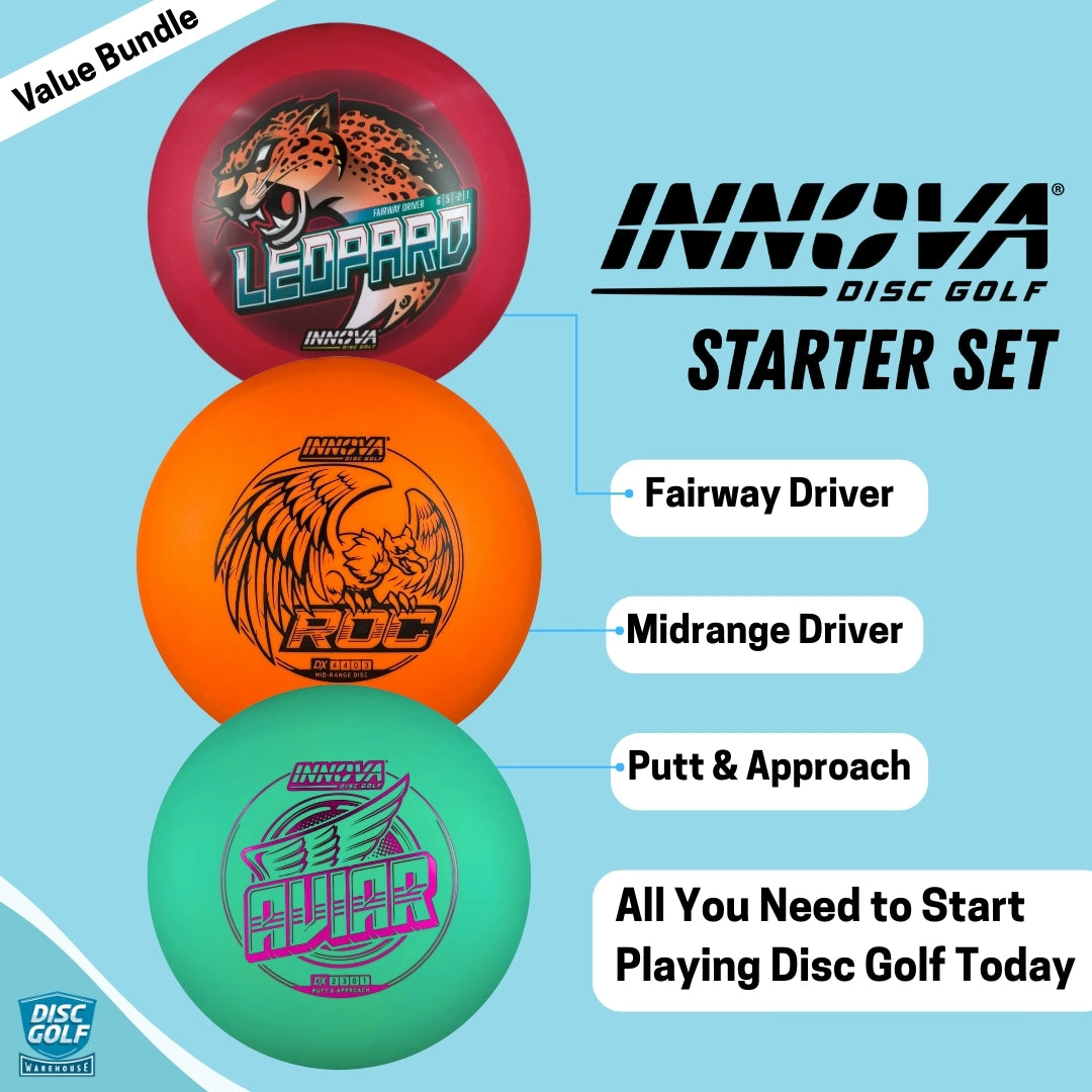 DGW Starter Bag Innova Disc Golf Starter Set