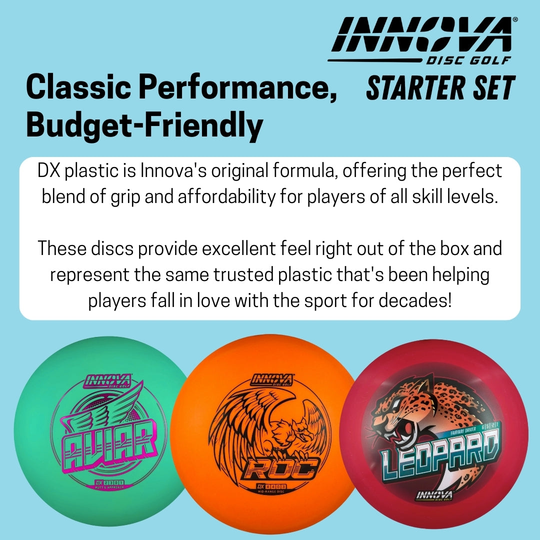 DGW Starter Bag Innova Disc Golf Starter Set