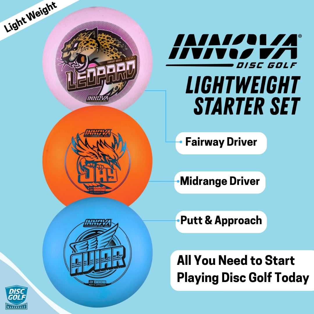 DGW Starter Bag Innova Disc Golf Starter Set - Juniors and Ladies