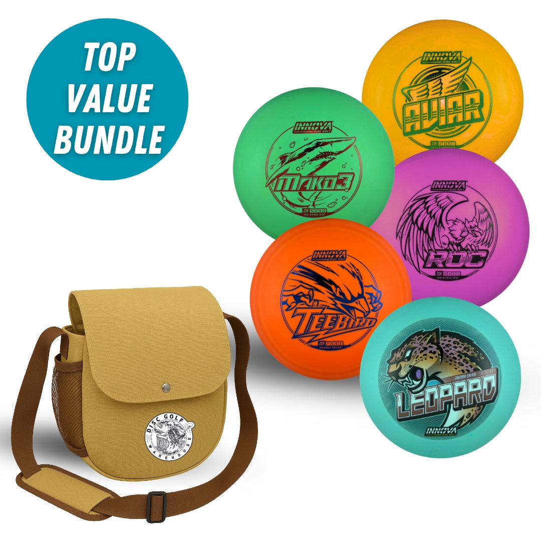 DGW Deluxe 6 Piece Innova Disc Golf Starter Set