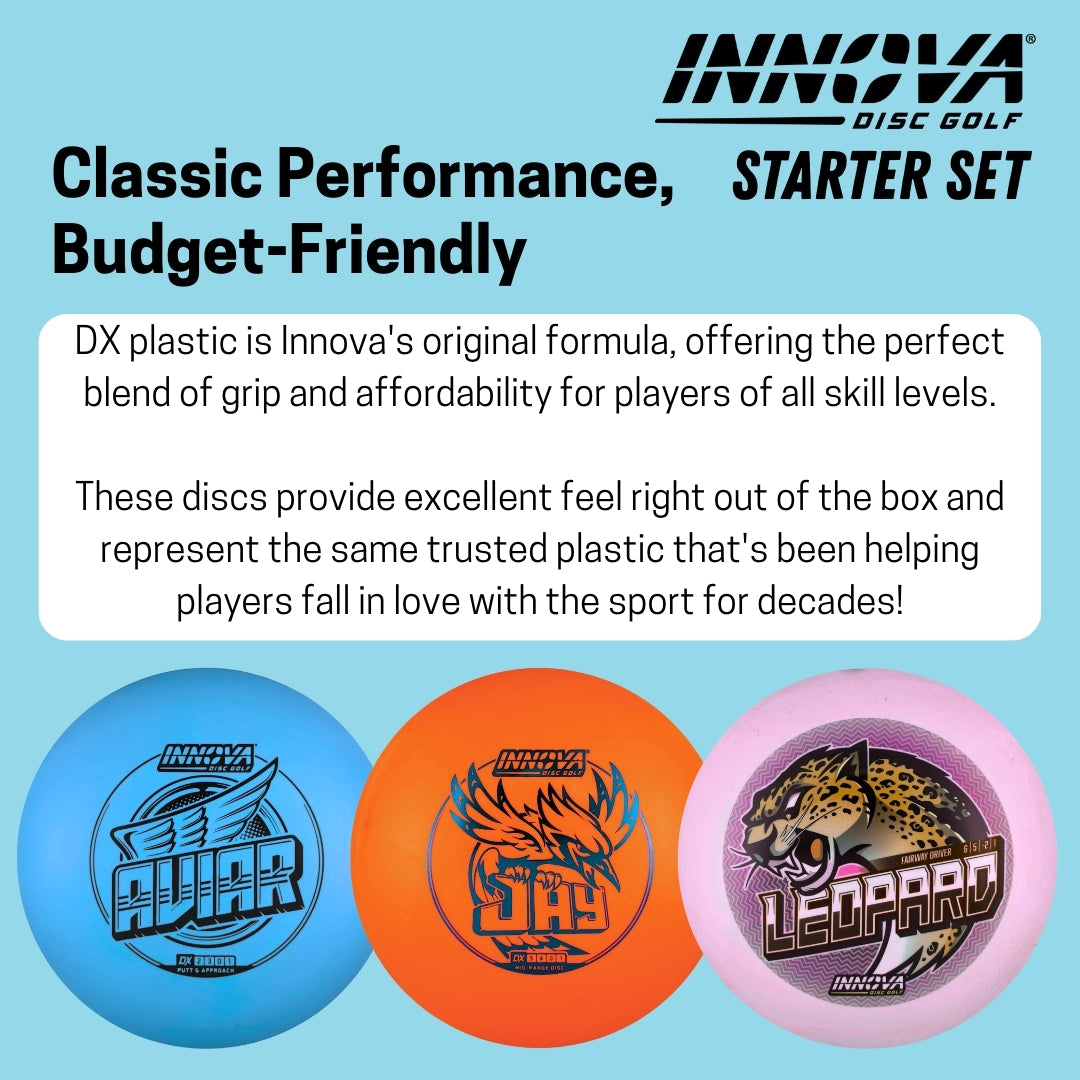 DGW Starter Bag Innova Disc Golf Starter Set - Juniors and Ladies