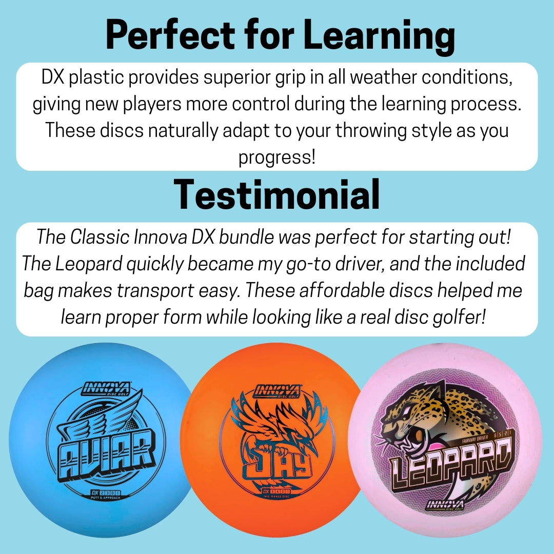 DGW Starter Bag Innova Disc Golf Starter Set - Juniors and Ladies