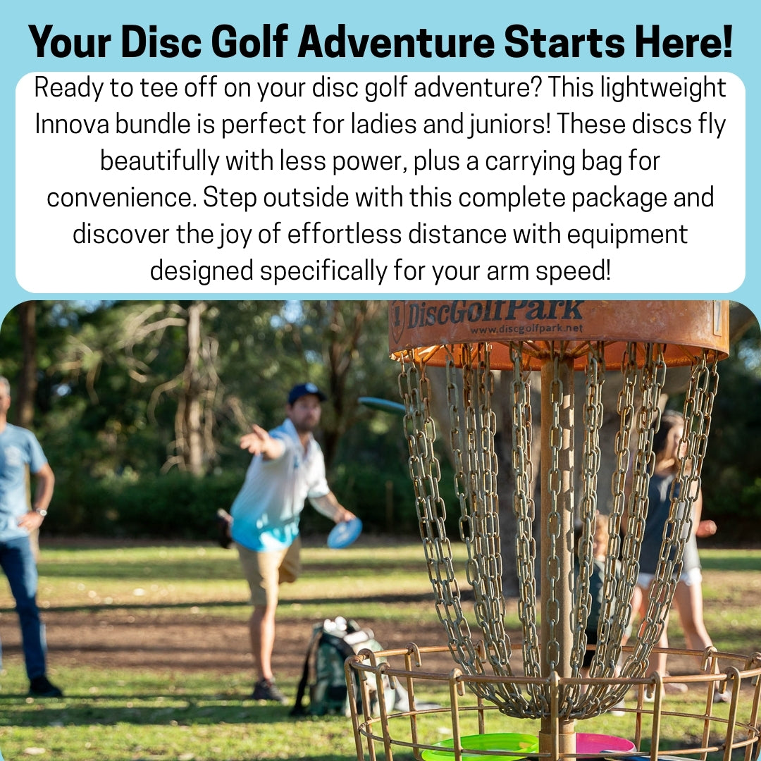 DGW Starter Bag Innova Disc Golf Starter Set - Juniors and Ladies