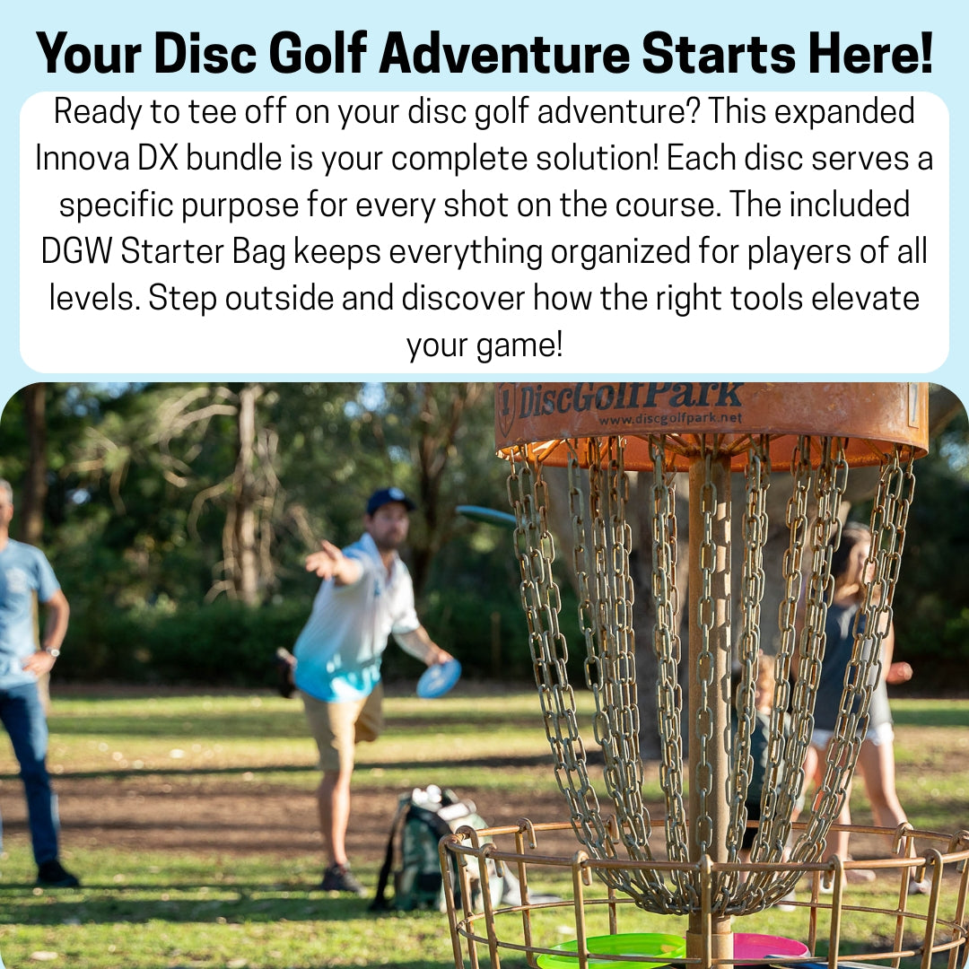 DGW Deluxe 6 Piece Innova Disc Golf Starter Set