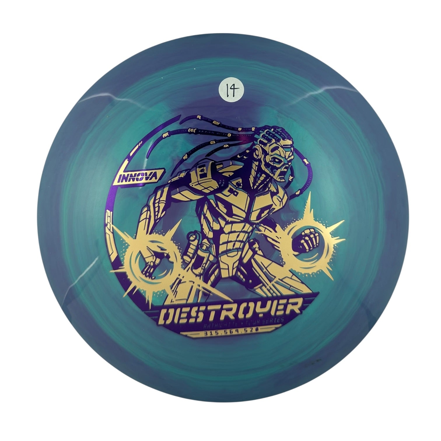 Innova Destroyer - Swirled Star Plastic - Philo Brathwaite 2026 Tour Series