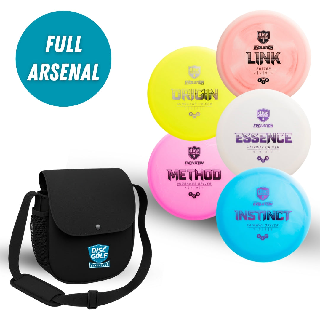 Discmania Evolution 5 Piece Disc Golf Starter Set