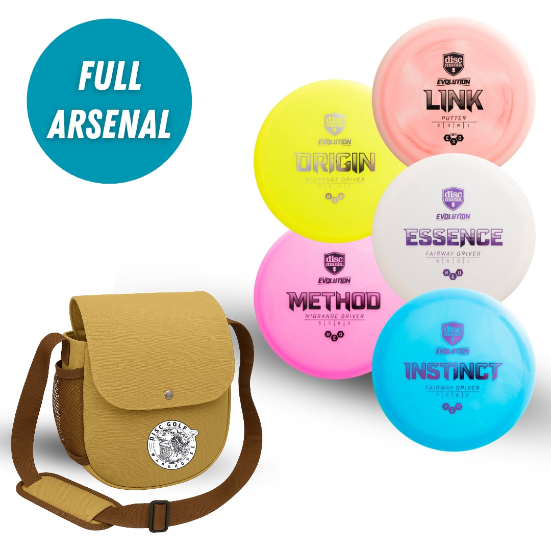 Discmania Evolution 5 Piece Disc Golf Starter Set