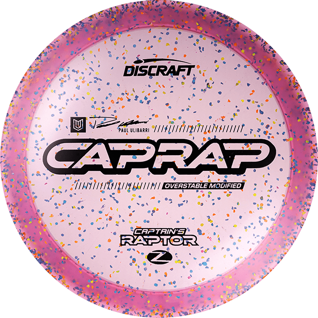 Discraft Captains Raptor 2026 - Z Confetti Plastic - Paul Ulibarri