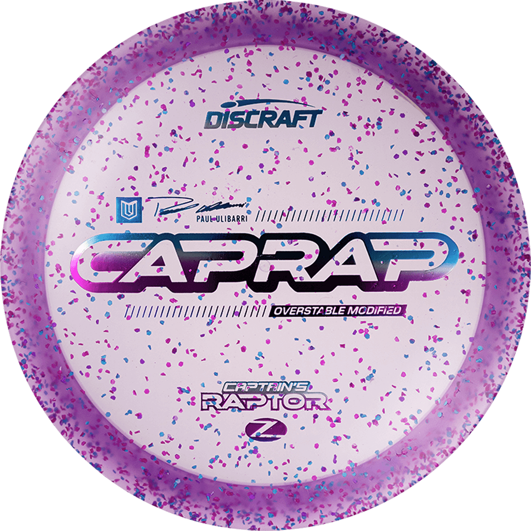 Discraft Captains Raptor 2026 - Z Confetti Plastic - Paul Ulibarri