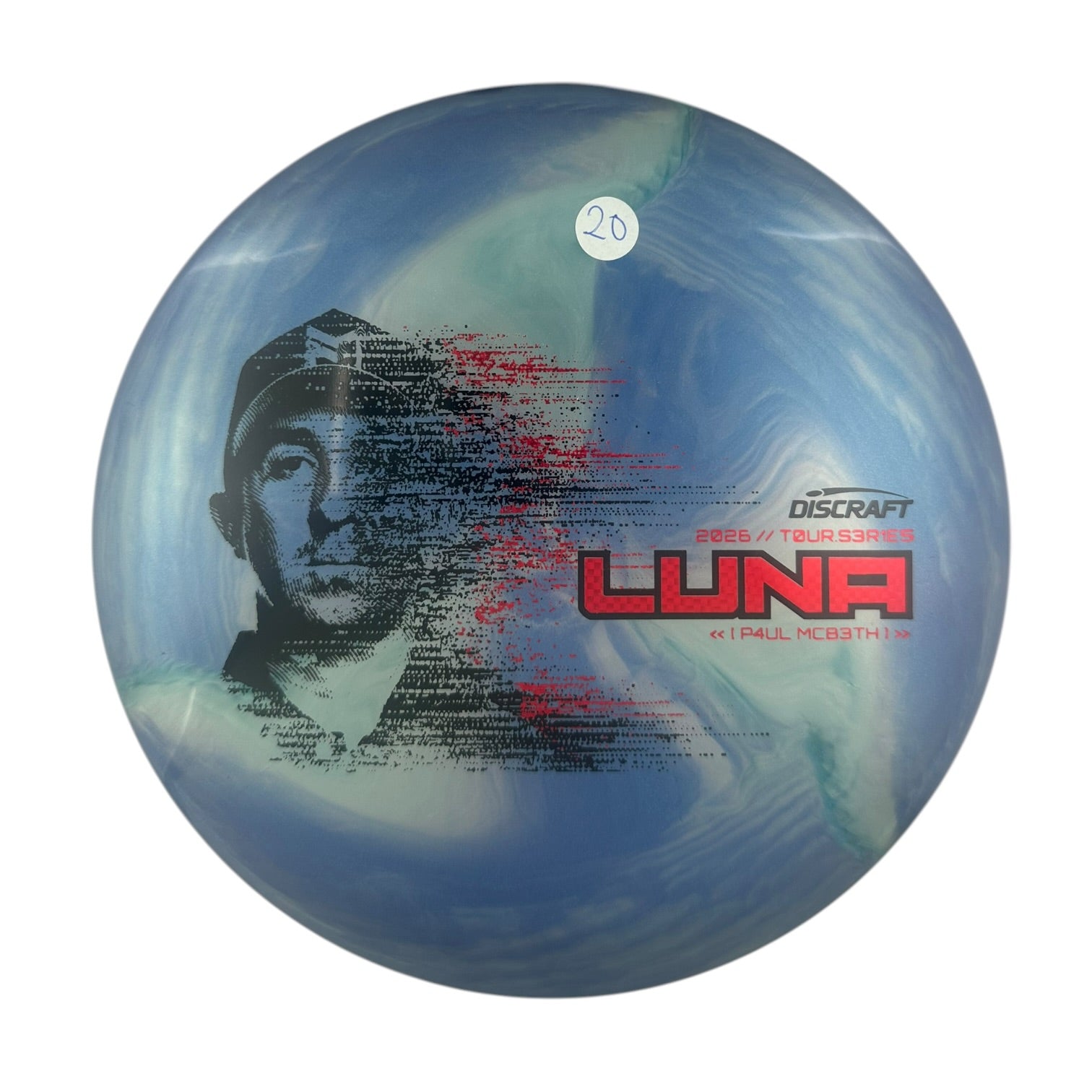 Discraft Luna - Special Blend Plastic - Paul McBeth 2026 Tour Series