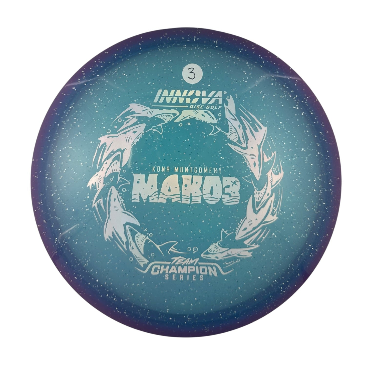 Innova Mako3 - Metalflake Halo Champion Plastic - Kona Montgomery 2026 Tour Series
