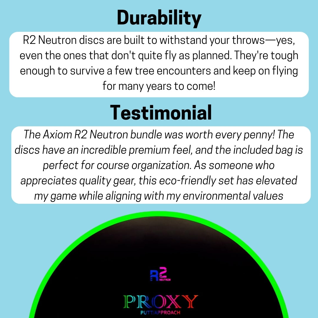 DGW Starter Bag Axiom R2 Neutron Premium Plastic Starter Set