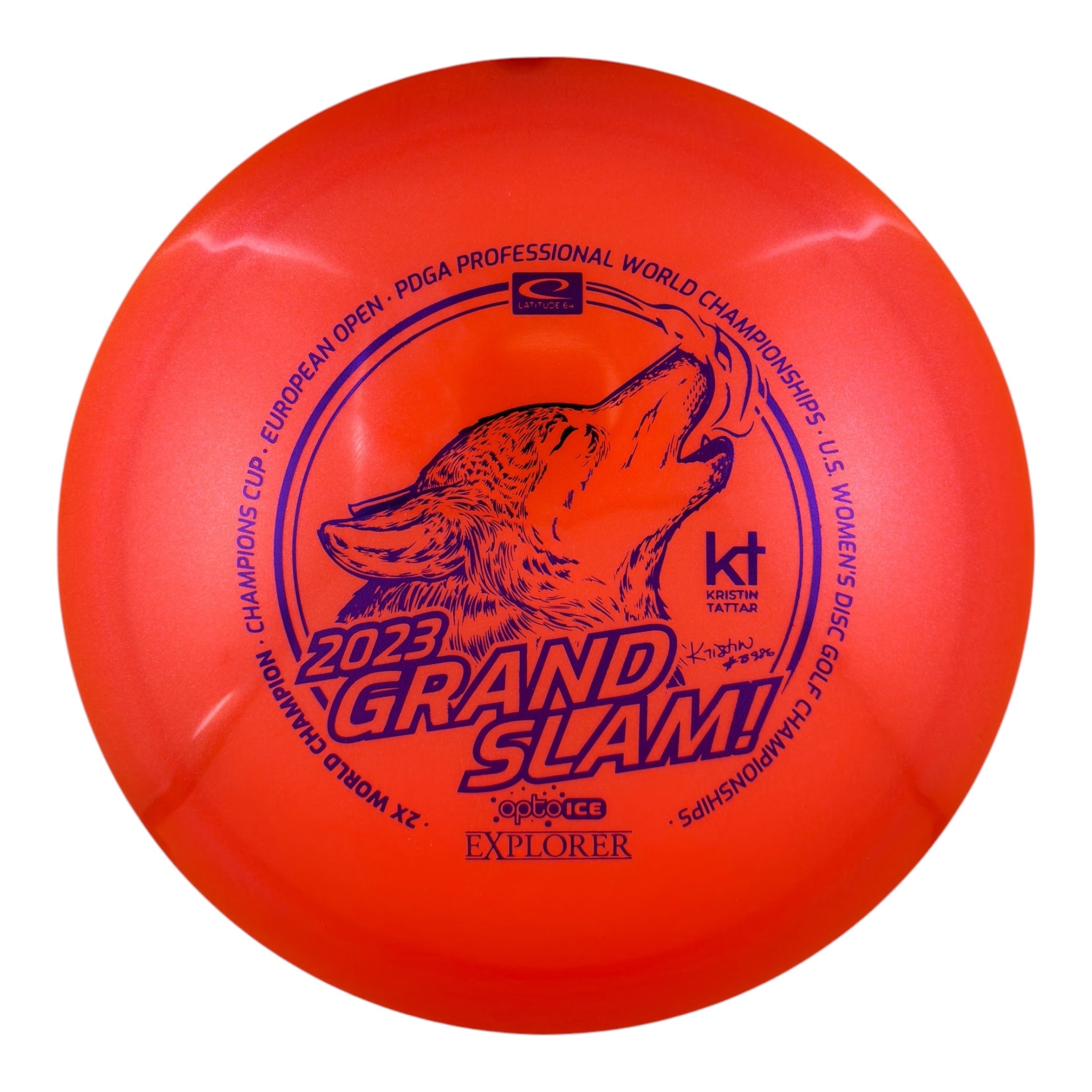 Latitude 64 Explorer - Opto Ice Glimmer Plastic - Kristen Tattar 2023 Grand Slam