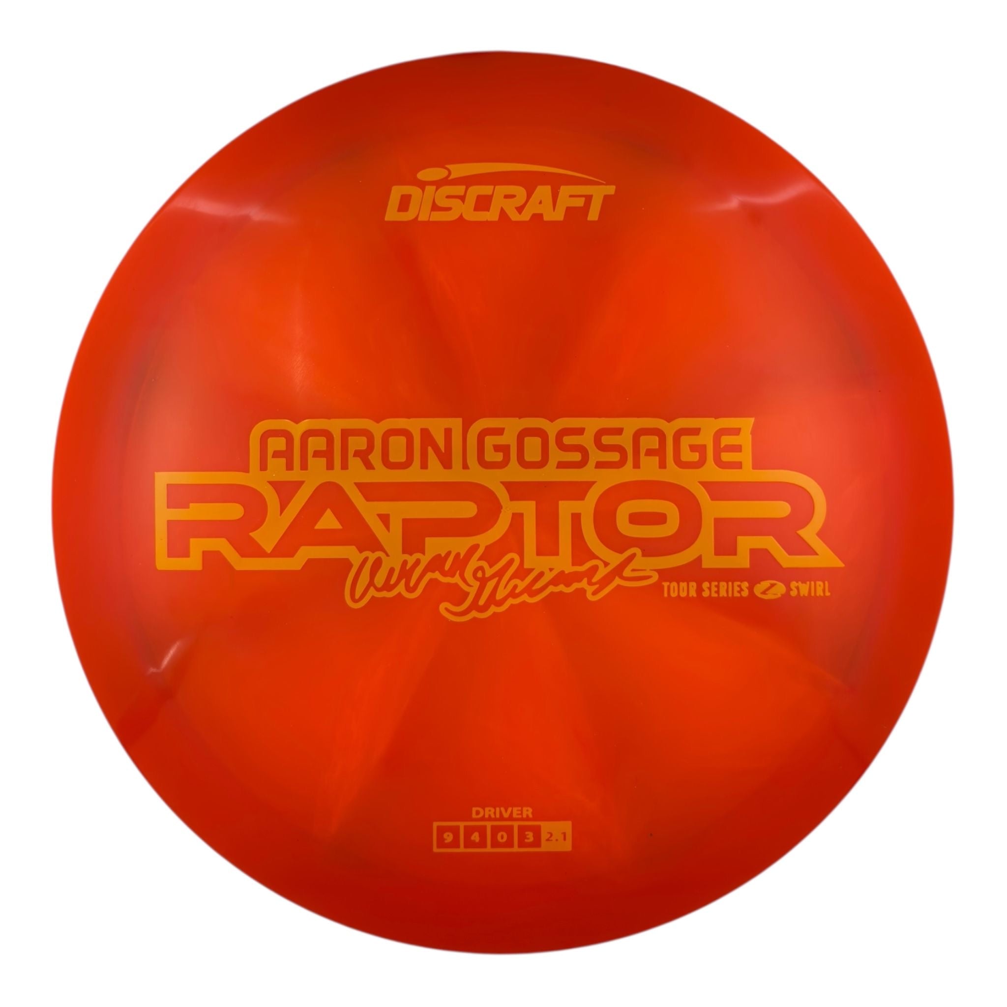Discraft Raptor - Z Swirl Plastic - Aaron Gossage 2025 Tour Series
