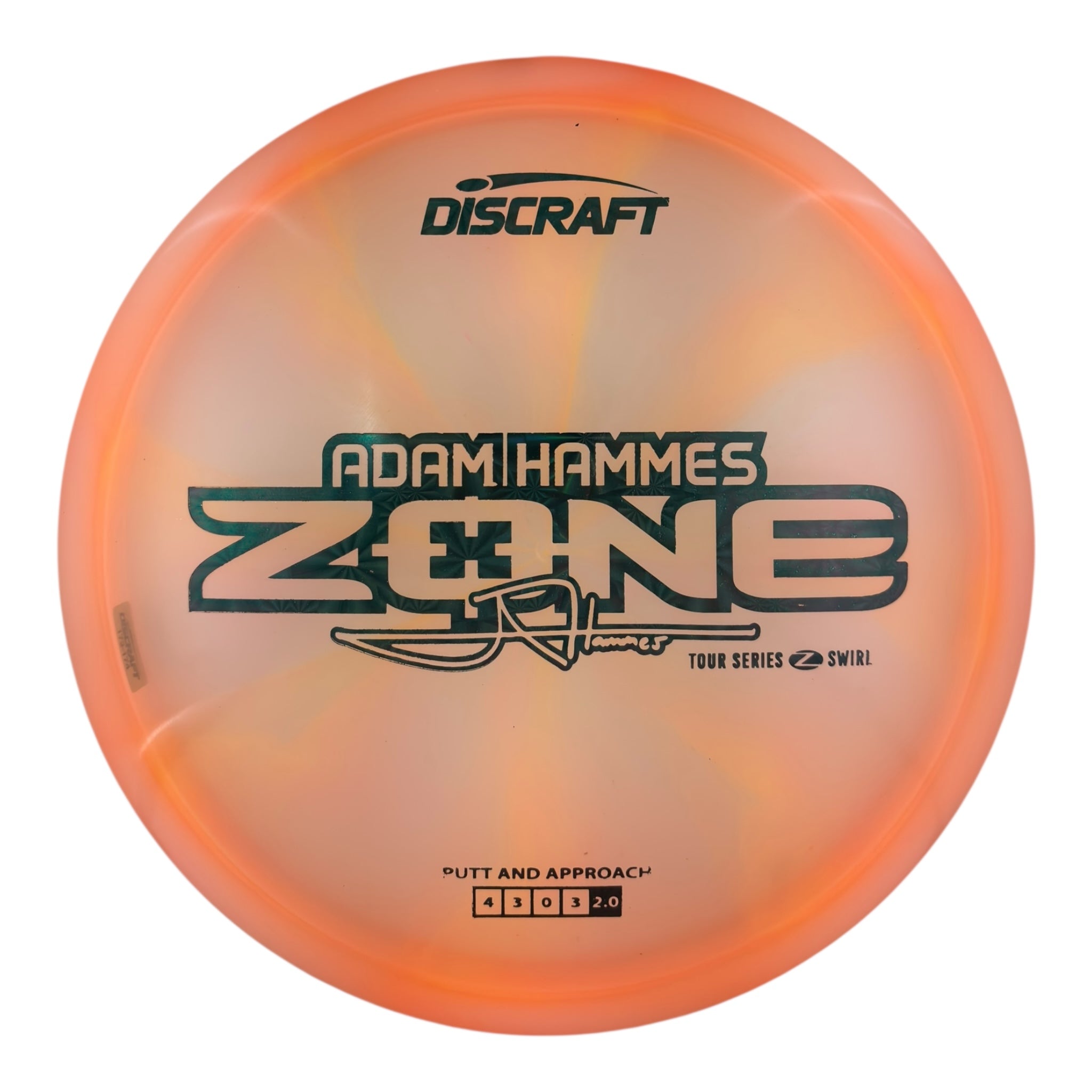 Discraft Zone - Z Swirl Plastic - Adam Hammes 2025 Tour Series