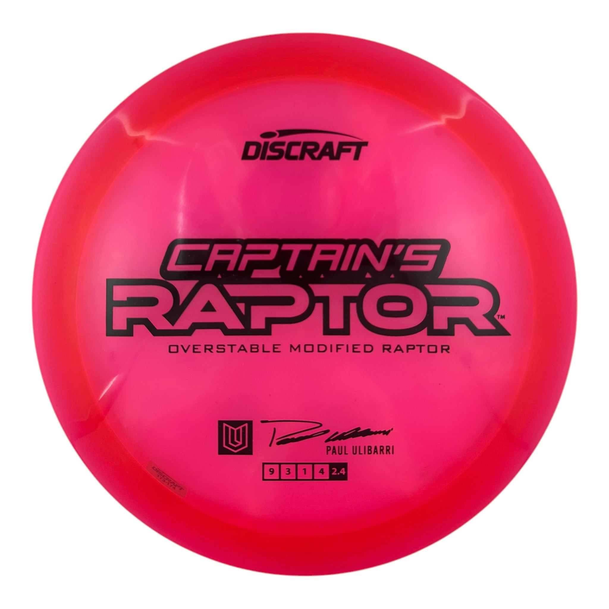 Discraft Captains Raptor 2025 - Z Swirl Plastic