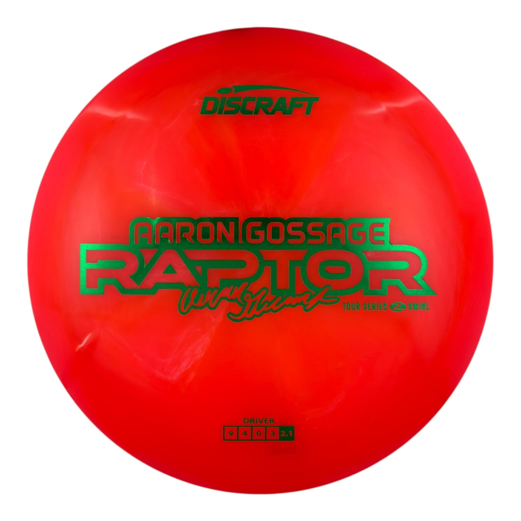 Discraft Raptor - Z Swirl Plastic - Aaron Gossage 2025 Tour Series