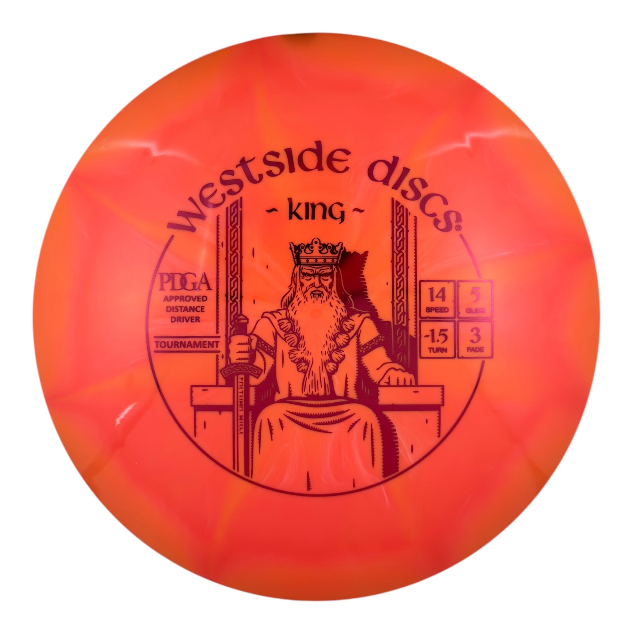 Westside Discs King - Tournament Burst Plastic