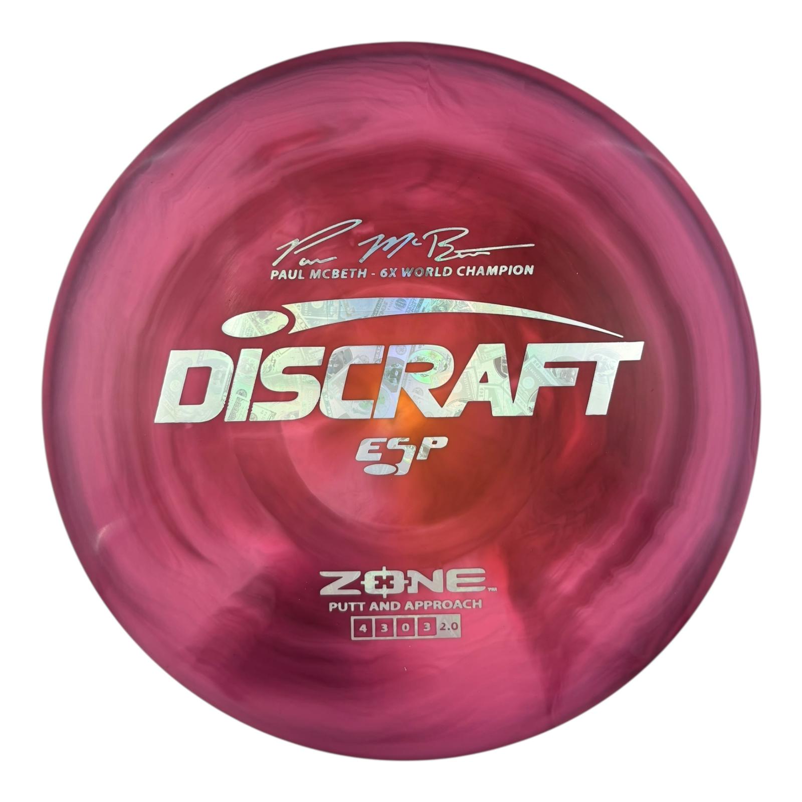 Discraft Zone - ESP Paul McBeth Signiture 6X