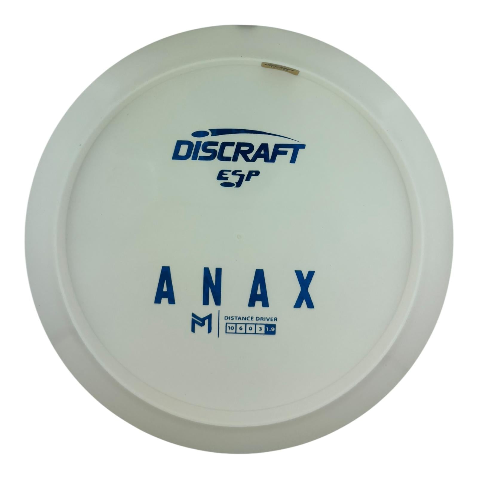 Discraft Anax - ESP Pure White Bottom Stamp