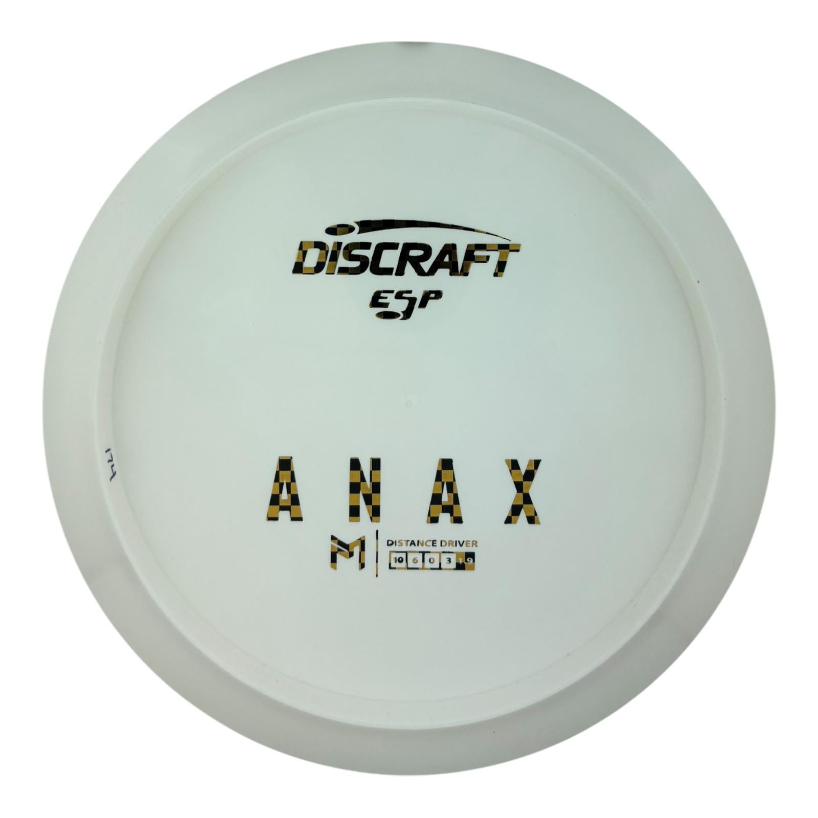 Discraft Anax - ESP Pure White Bottom Stamp
