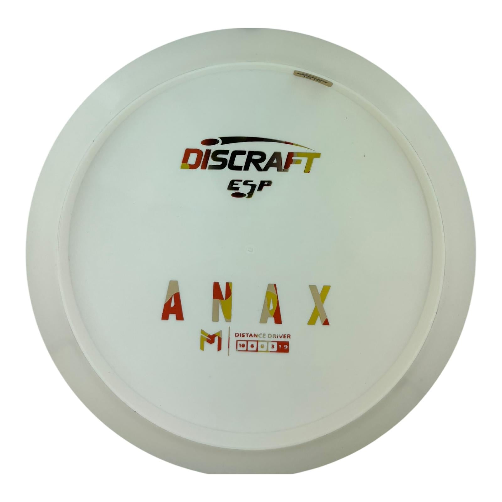 Discraft Anax - ESP Pure White Bottom Stamp