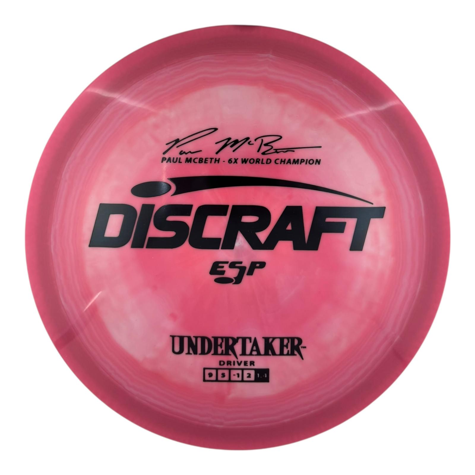 Discraft Undertaker - ESP Plastic - Paul McBeth Signature