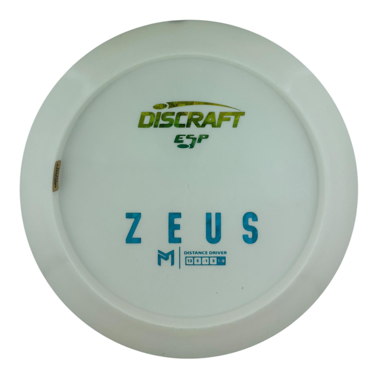 Discraft Zeus - ESP Blank White Bottom Stamp