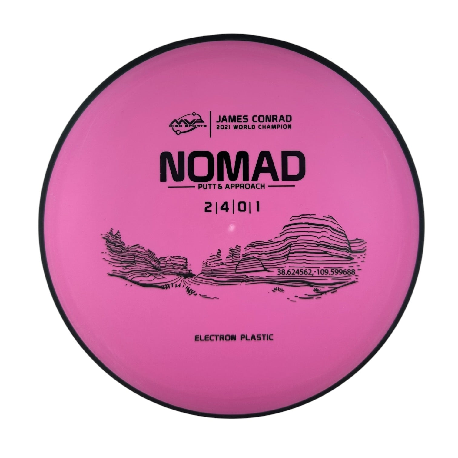 MVP Nomad - Electron Medium Plastic - James Conrad World Champion