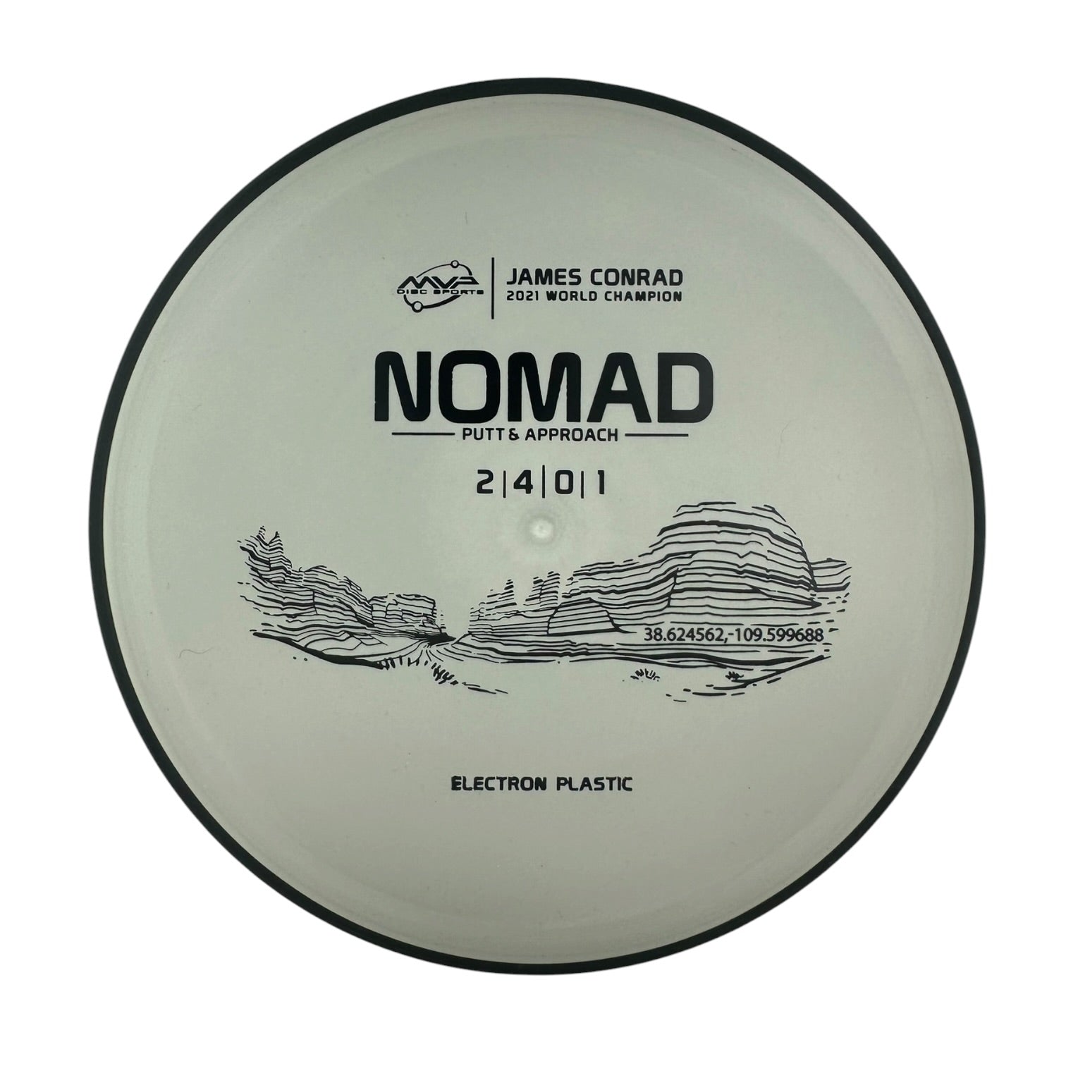 MVP Nomad - Electron Medium Plastic - James Conrad World Champion