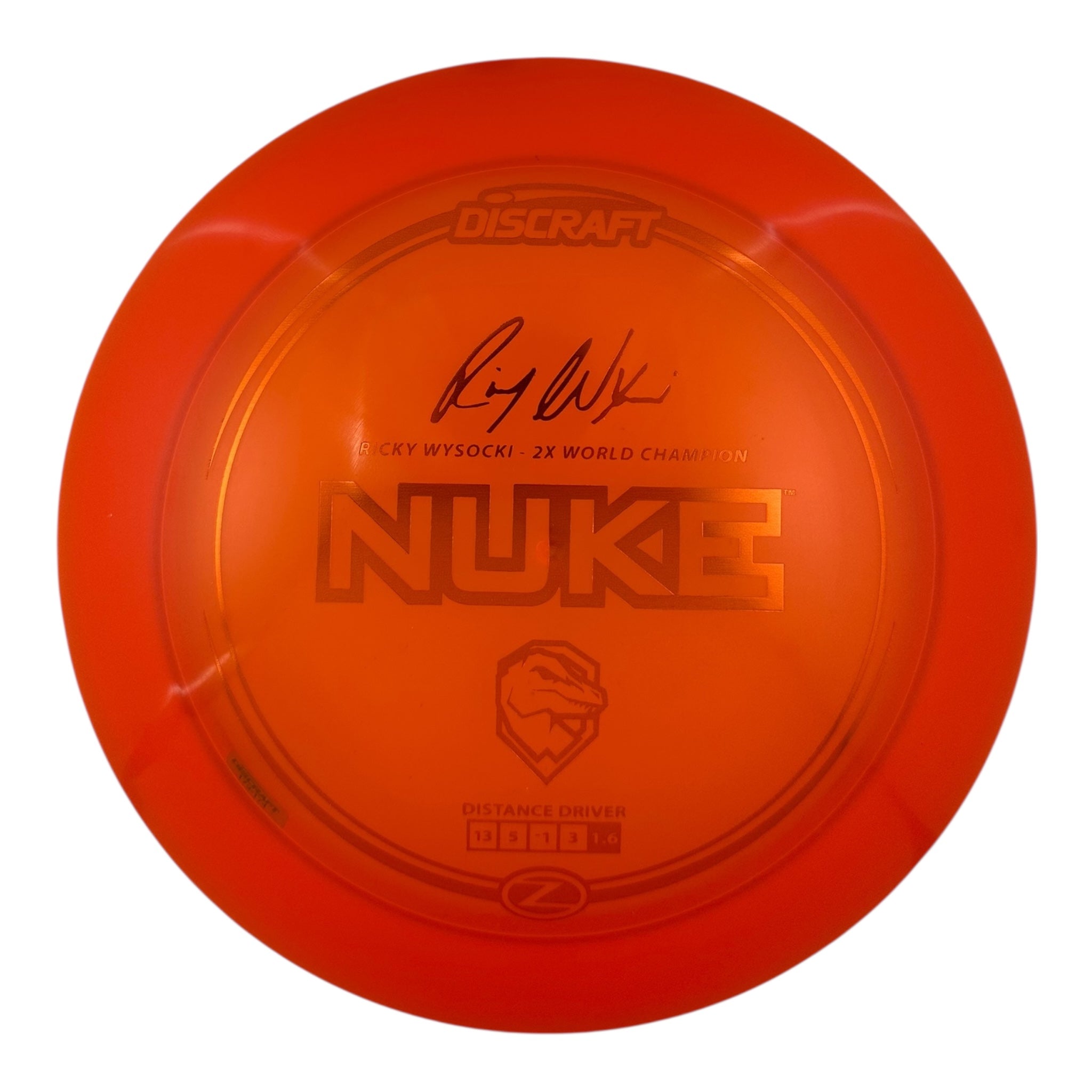 Discraft Nuke - Z Plastic - Ricky Wysocki Signature