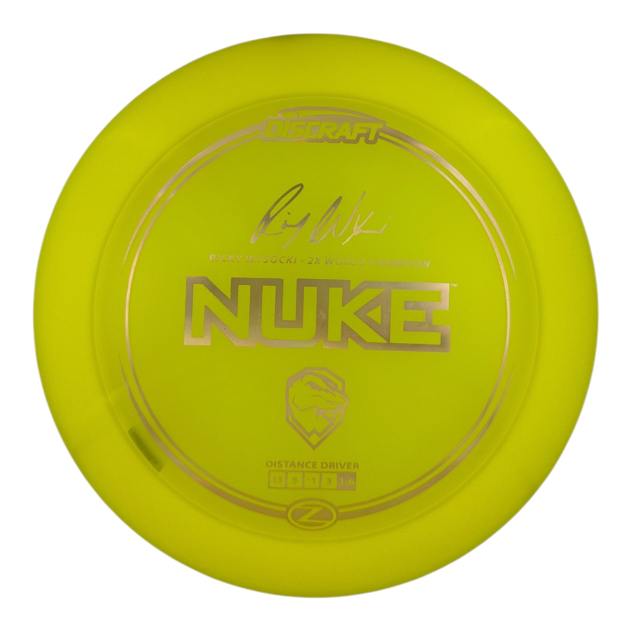 Discraft Nuke - Z Plastic - Ricky Wysocki Signature