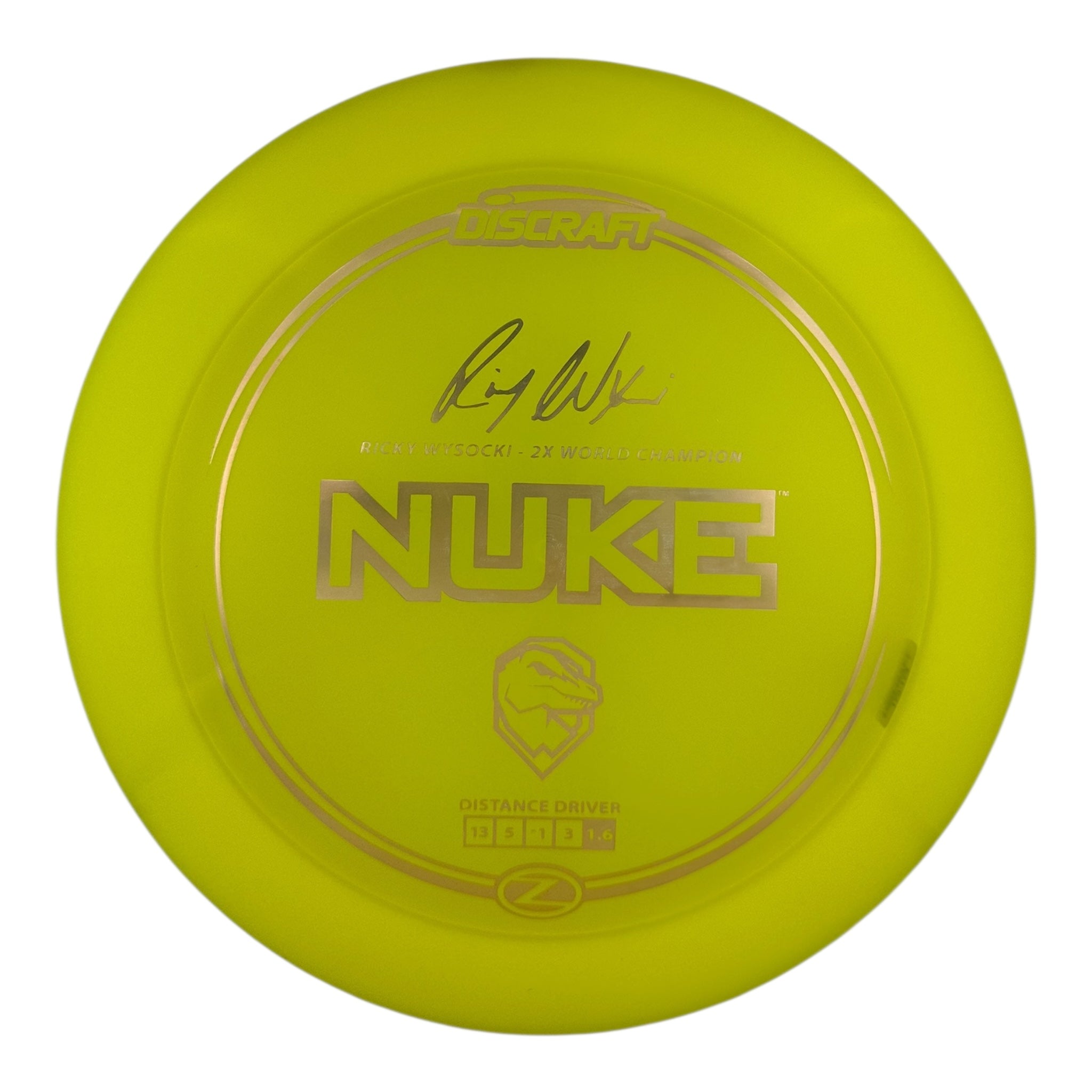 Discraft Nuke - Z Plastic - Ricky Wysocki Signature