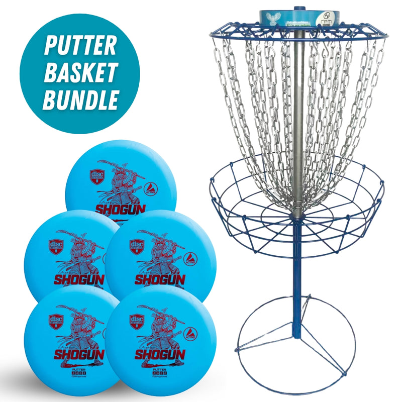 RPM DiscMate Lt Basket Portable Putting Bundle