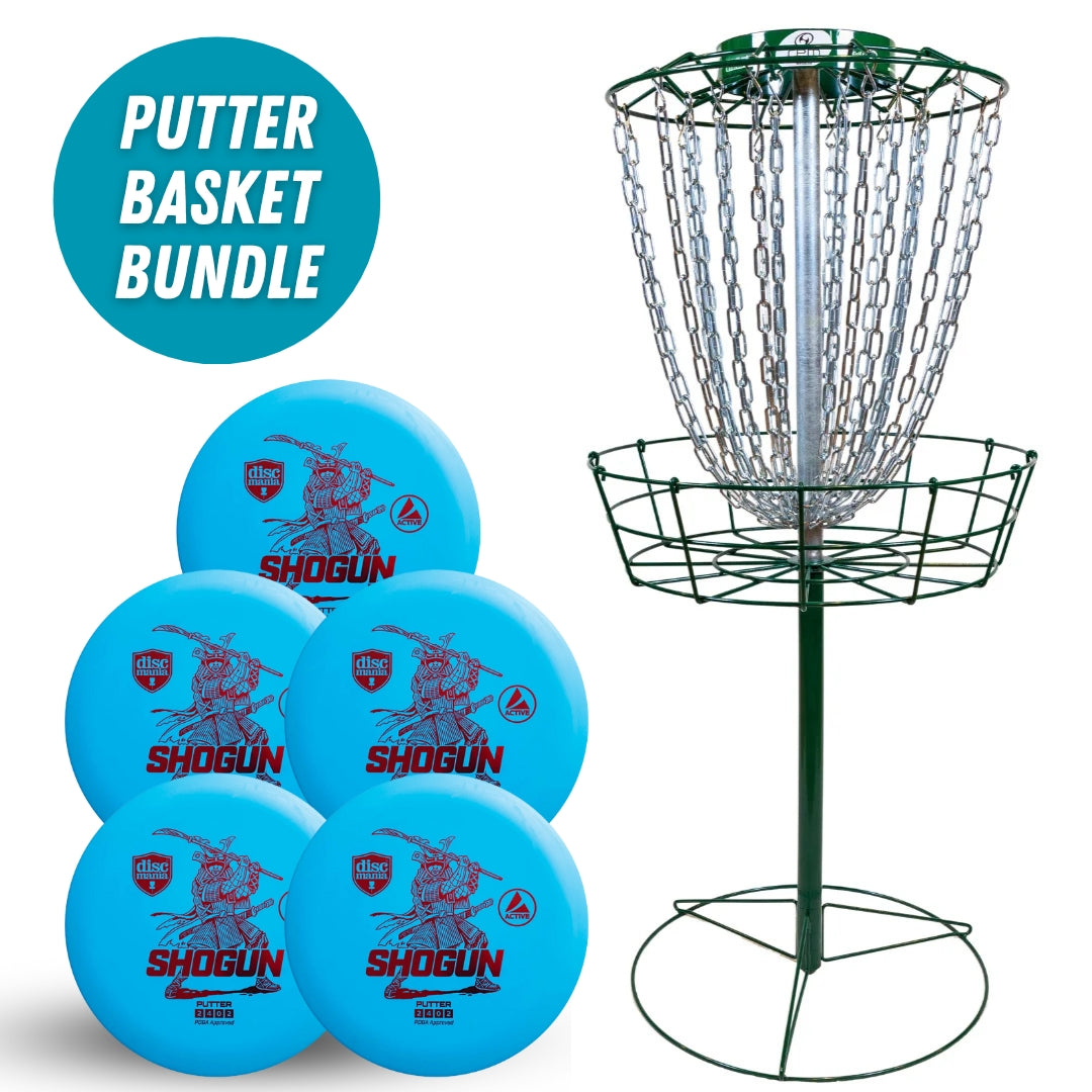 RPM DiscMate Lt Basket Portable Putting Bundle