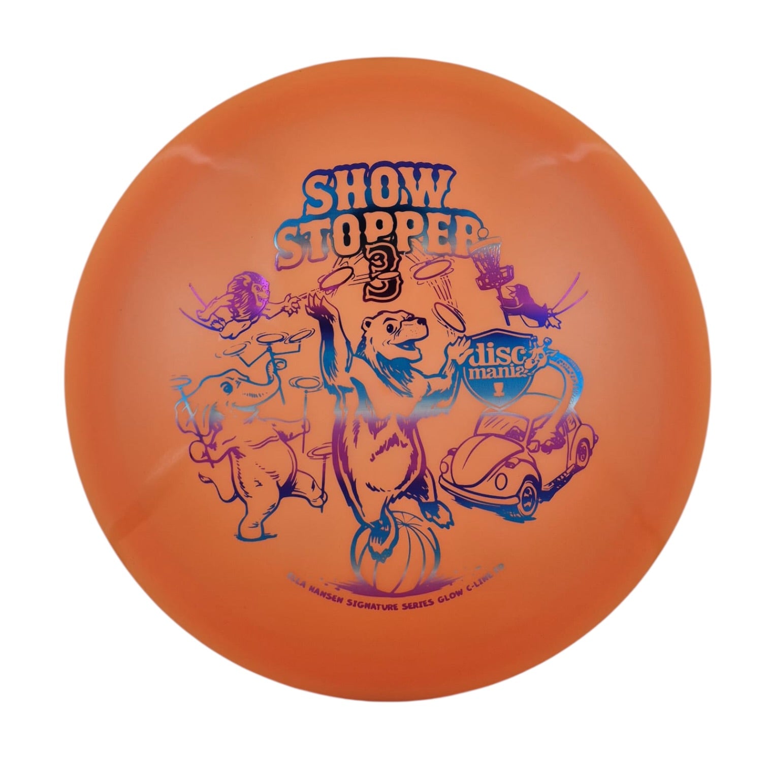 Discmania Show Stopper 3 FD - Glow C-Line Plastic - Ella Hanson Signature Series
