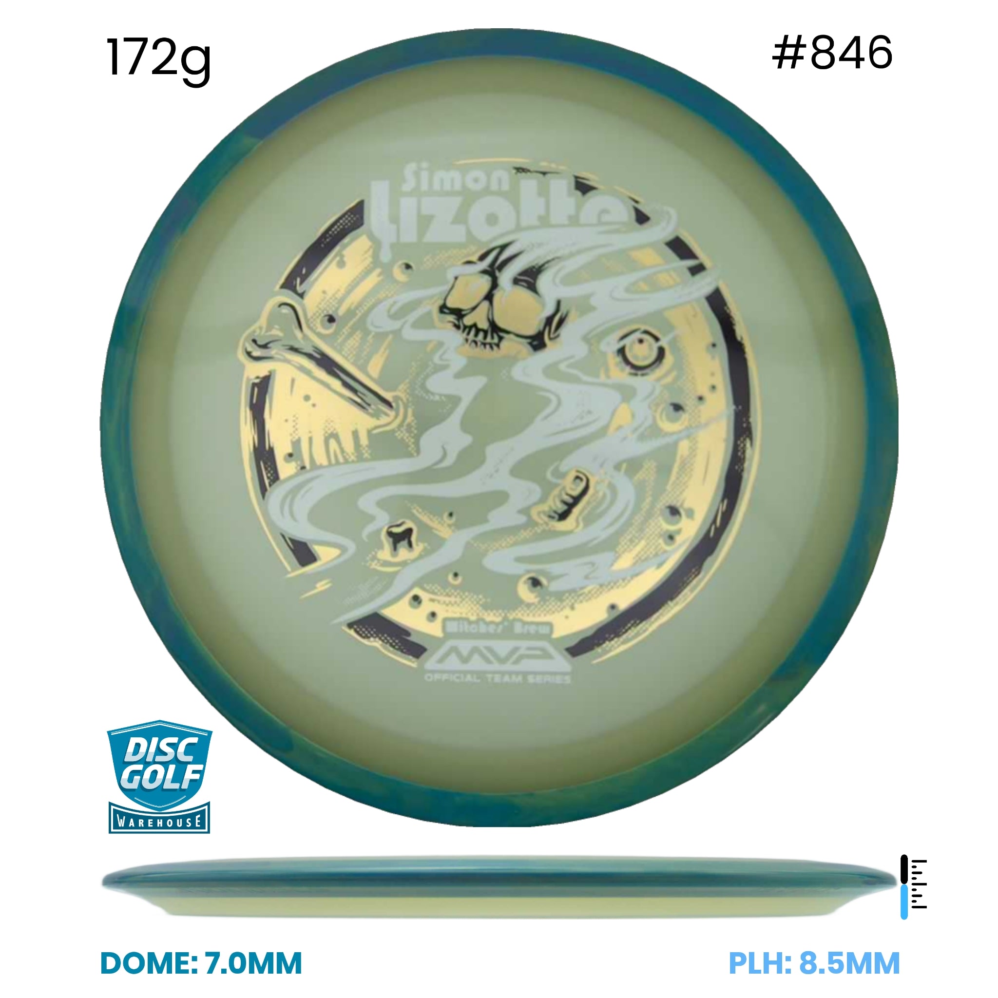 Disc Golf Warehouse Axiom Aspect - Eclipse Glow Plastic – Simon Lizotte Halloween Team Series Glow 172g