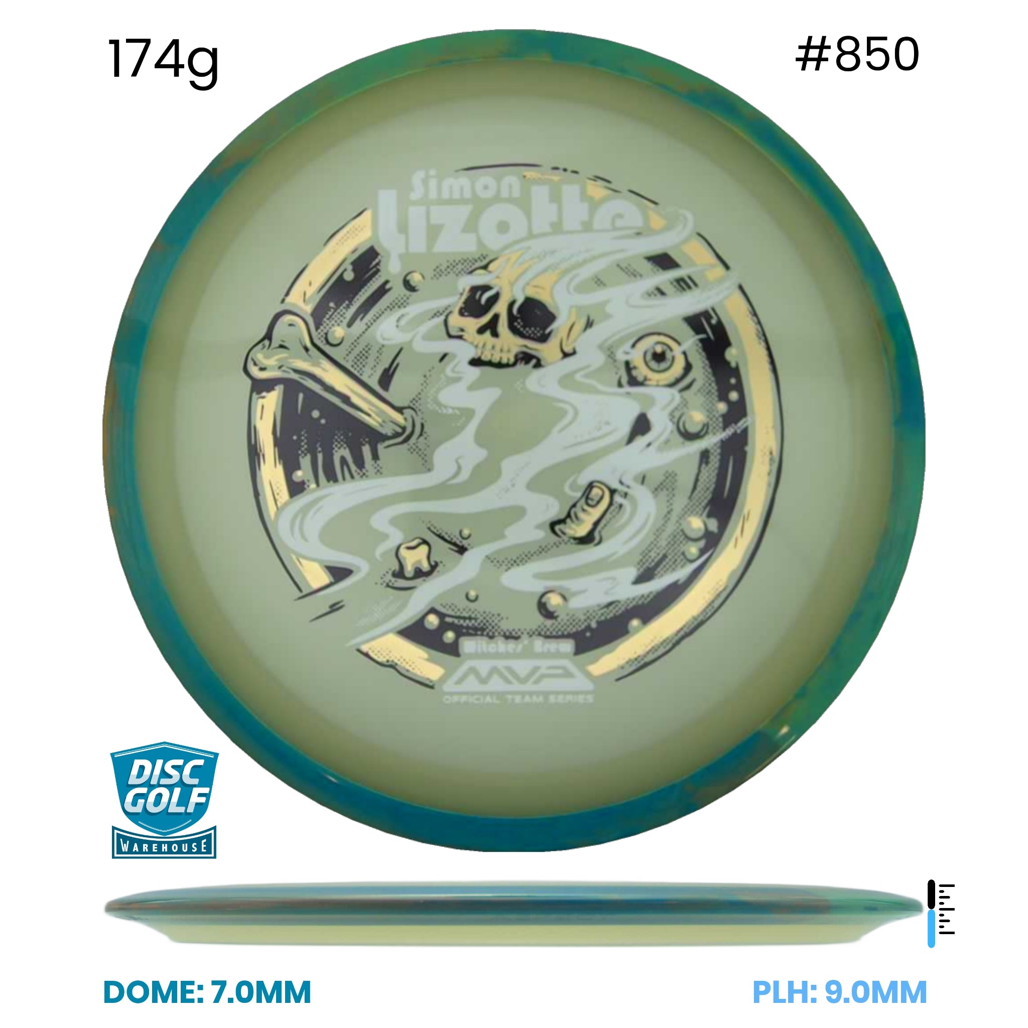 Disc Golf Warehouse Axiom Aspect - Eclipse Glow Plastic – Simon Lizotte Halloween Team Series Glow 174g