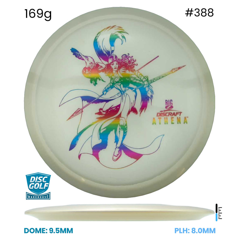 Disc Golf Warehouse Discraft Athena - Paul McBeth Big Z Plastic White/Rainbow Holo 169g