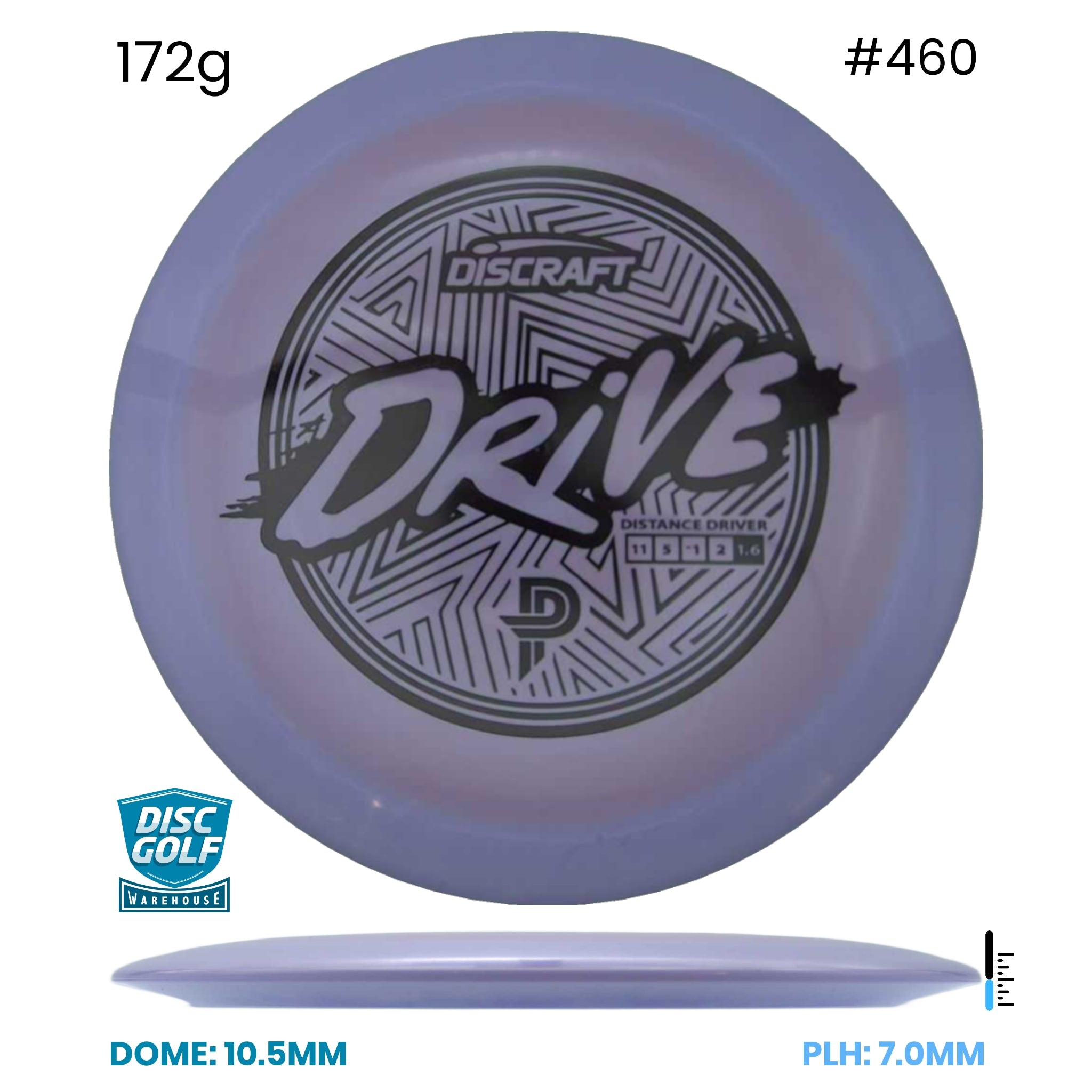 Disc Golf Warehouse Discraft Drive - Paige Pierce ESP Plastic Purple/Black 172g
