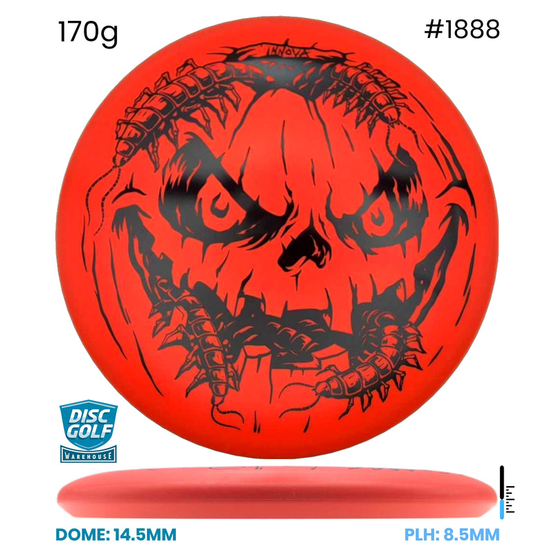Disc Golf Warehouse Innova Aviar - DX Plastic - Halloween Pumpkin Orange/Black 170g