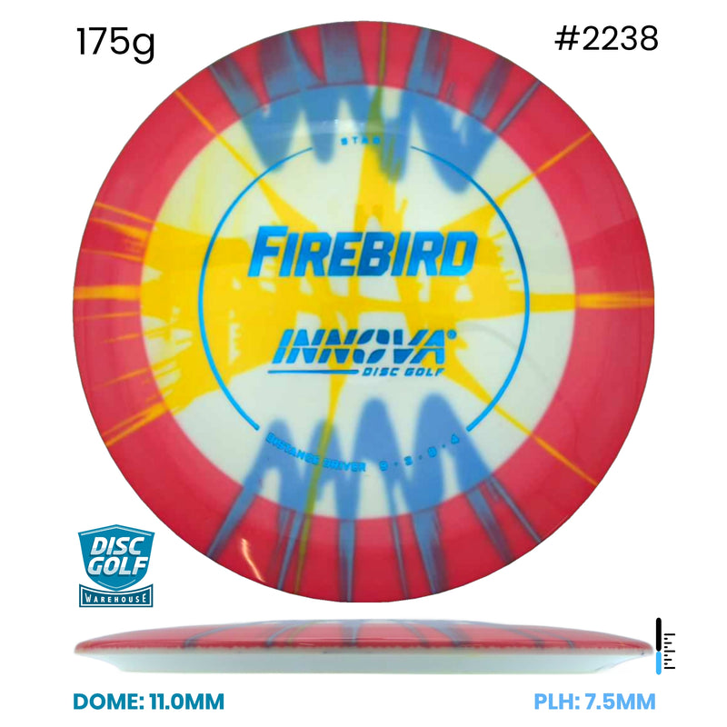 Disc Golf Warehouse Innova Firebird - I-Dye Star Red/Green Metallic 175g