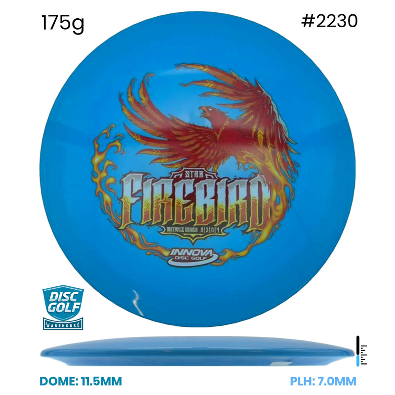 Disc Golf Warehouse Innova Firebird - InnVision Star Blue/Rainbow Holo 175g