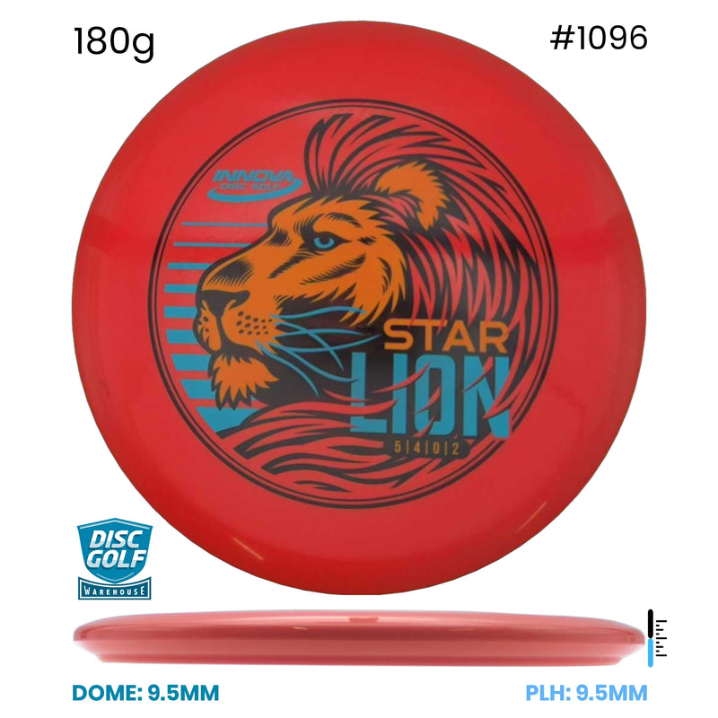 Disc Golf Warehouse Innova Lion - Star Innfuse Red/Multicolor 180g