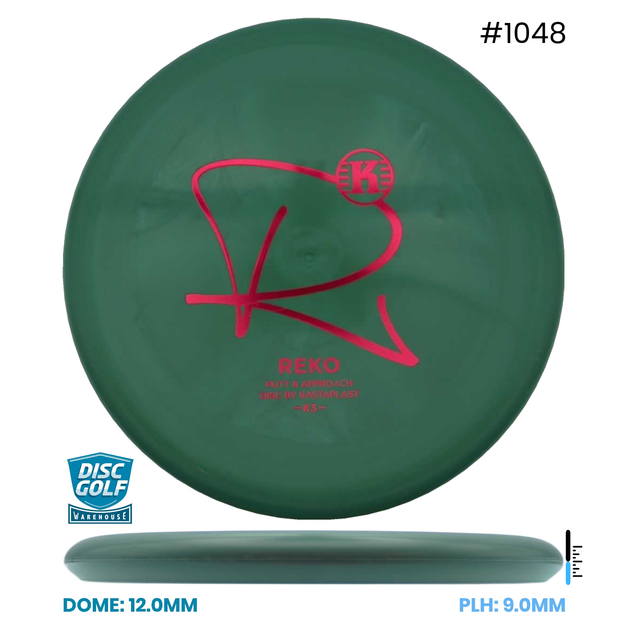 Disc Golf Warehouse Kastaplast Reko - K3 Plastic Black/Red