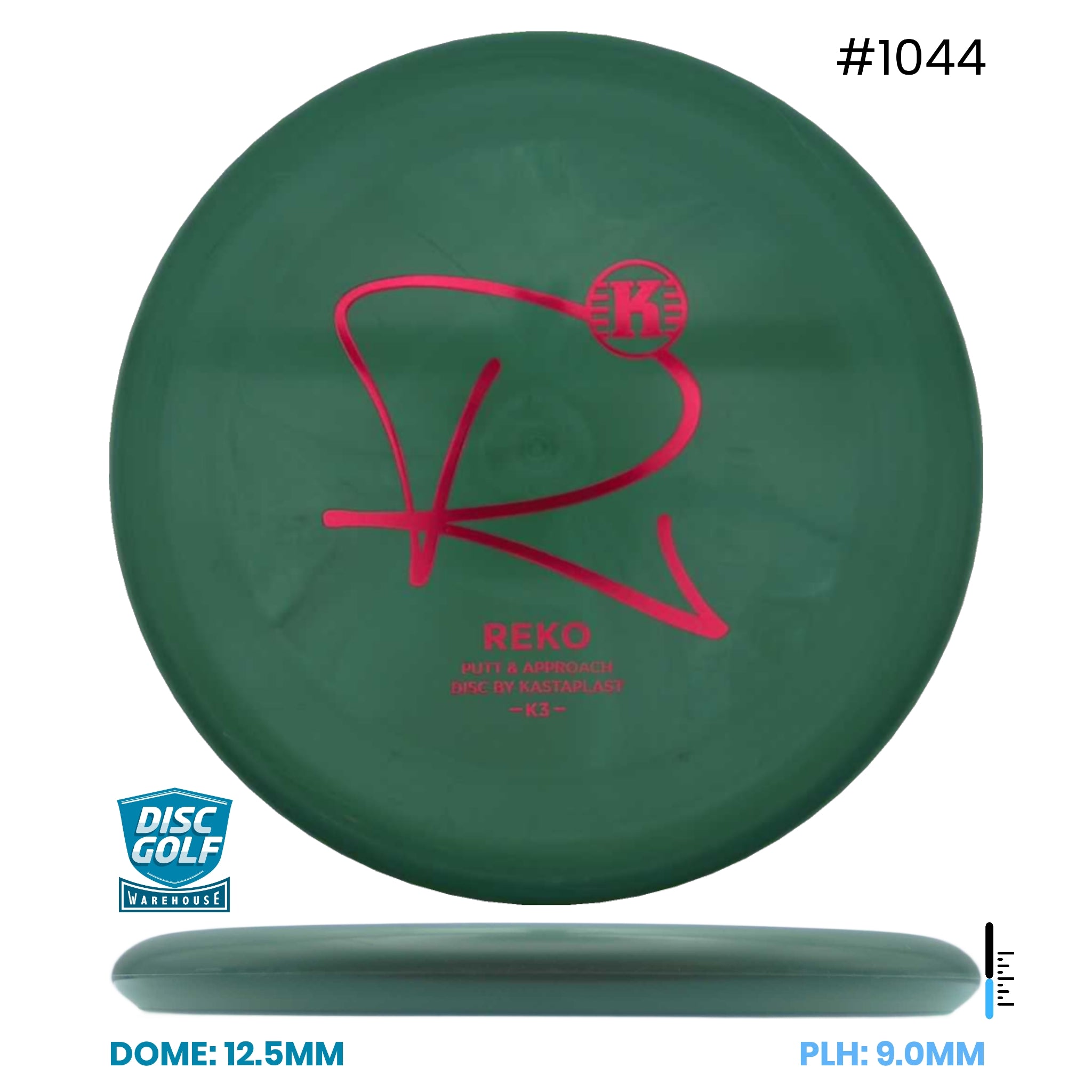 Disc Golf Warehouse Kastaplast Reko - K3 Plastic Black/Red