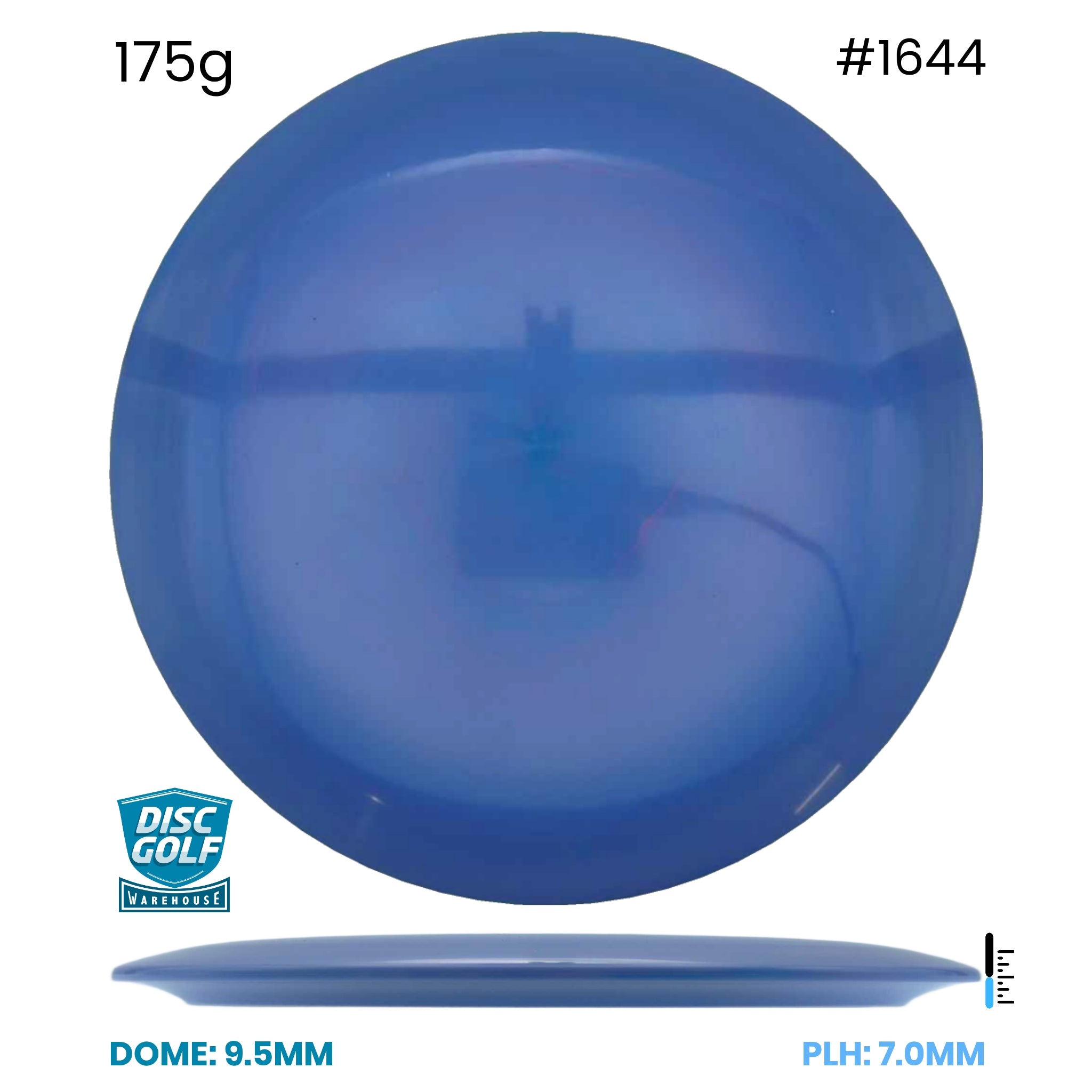 Disc Golf Warehouse Loop Discs Swoop - Hard As Plastic Blurple 175g