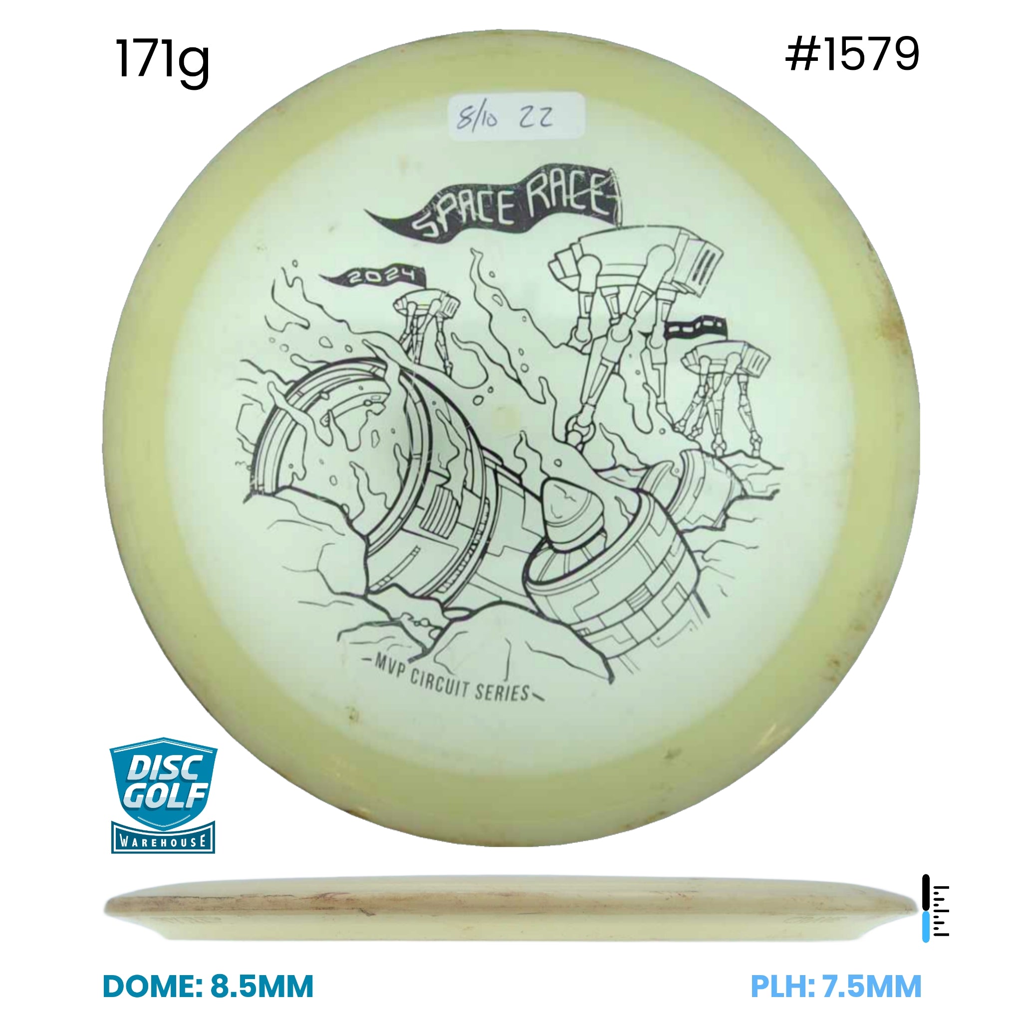 Disc Golf Warehouse Pre-loved Fairway Drivers Crave - Total Eclipse - 8/10 171g
