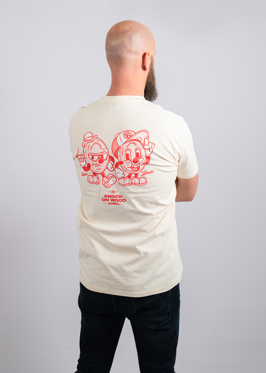 Knock On Wood Mascot Casual Tee