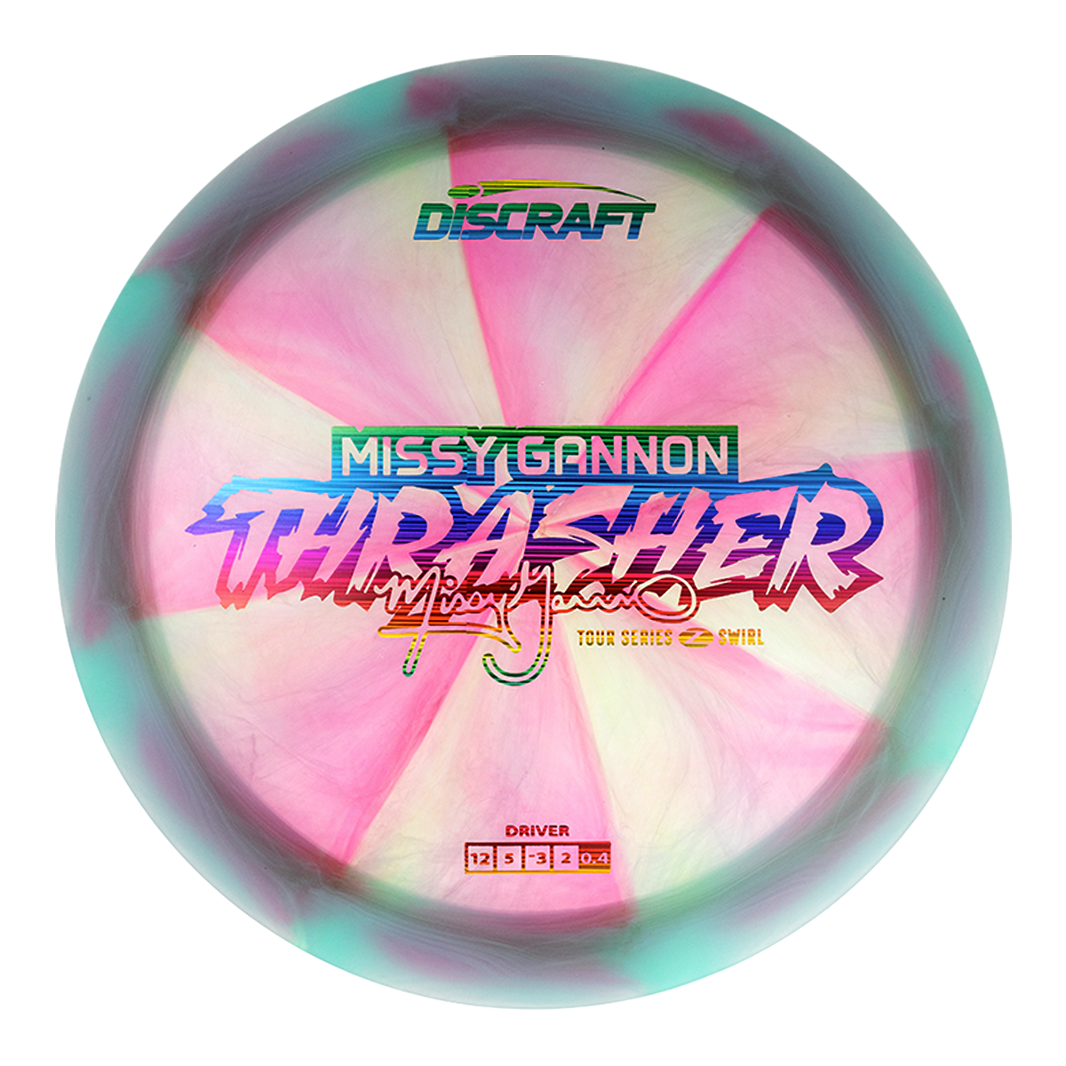 Discraft Thrasher - Z Swirl Plastic - Missy Gannon 2025 Tour Series